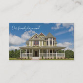 We hebben aangepaste woningfoto gewijzigd visitekaartje (Voorkant)