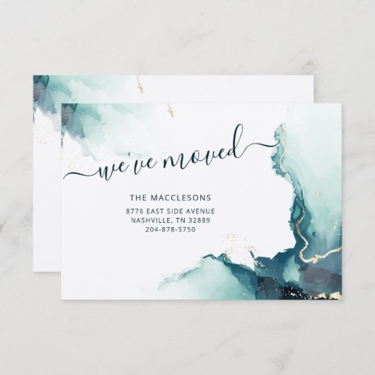 We hebben adreswijziging verplaatst (Voorkant / Achterkant)