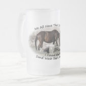 We hebben allemaal die ene vriend matglas bierpul (Voorkant links)