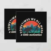 We hebben allemaal een beetje motivatie en plezier kaart (Voorkant / Achterkant)