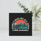 We hebben allemaal een beetje motivatie en plezier kaart (Staand voorkant)