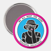 We hebben allemaal hetzelfde 1-roze_3-inch magneet (Voorkant / Achterkant)