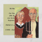 We hebben Amerikaanse Gothic Ranch aangekondigd Aankondiging (Voorkant / Achterkant)