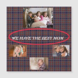 We hebben Beste Mom Tartan 4 foto's Freestyle Font