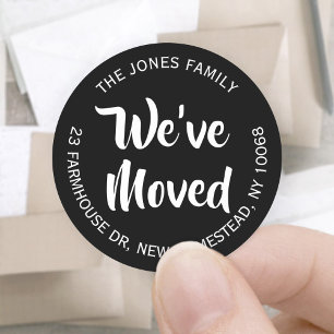 We hebben Black and White Return Address Label ver