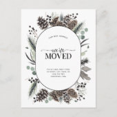 We hebben Black Winter Announcement Briefkaart ver (Voorkant)