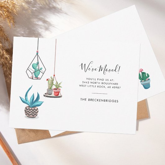 We hebben Boho Chic Moving Aankondiging