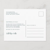 We hebben Boho Modern Moving Aankondigingskaart (Achterkant)