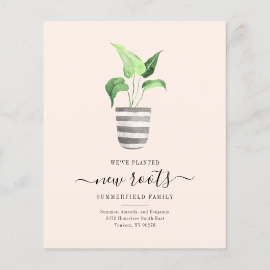 We hebben Boho Moving Announcement verplaatst (Voorkant)