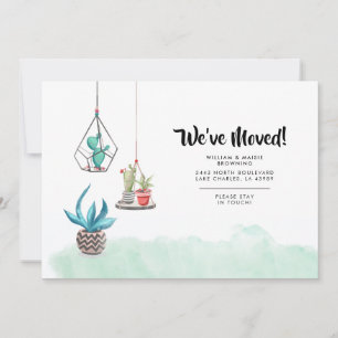 We hebben Boho Planten New Home Aankondiging verpl