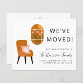 We hebben Boho Terracotta Moving Announcement verp (Voorkant / Achterkant)