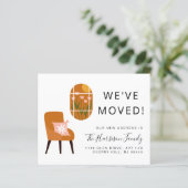 We hebben Boho Terracotta Moving Announcement verp (Staand voorkant)