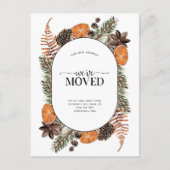 We hebben Boho Winter Announcement Briefkaart verp (Voorkant)