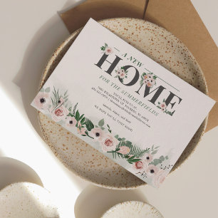 We hebben Botanische Floral Moving Announcement ve