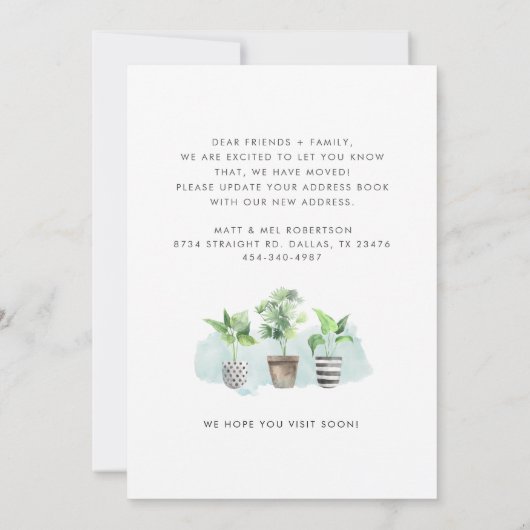 We hebben Botanische New Roots verplaatst Aankondiging (Achterkant)