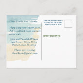 We hebben budget strandstoelen verhuisd naar Ocean Aankondigingskaart (Achterkant)