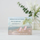 We hebben budget strandstoelen verhuisd naar Ocean Aankondigingskaart (Staand voorkant)