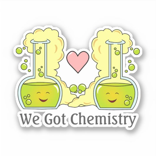 We hebben chemie sticker (Voorkant)