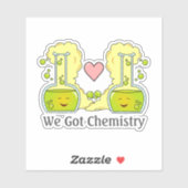 We hebben chemie sticker (Vel)