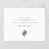 We hebben Chic Boho Moving Announcement verplaatst (Achterkant)