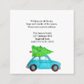 We hebben Classic kerstauto verplaatst Informatiekaartje (Achterkant)