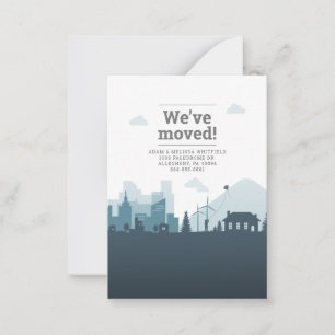 We hebben de aankondiging van adresverhuizing verp