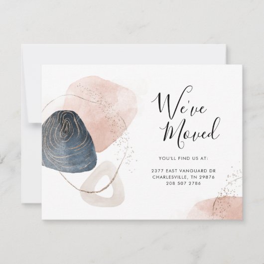 We hebben de aankondiging van adresverhuizing verp (Voorkant)