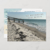 We hebben de aankondiging van de Beach Moving Briefkaart (Voorkant / Achterkant)