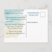 We hebben de aankondiging van de Beach Moving Briefkaart (Achterkant)