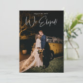 We hebben de aankondiging van de bruiloft uitgezon (Staand voorkant)