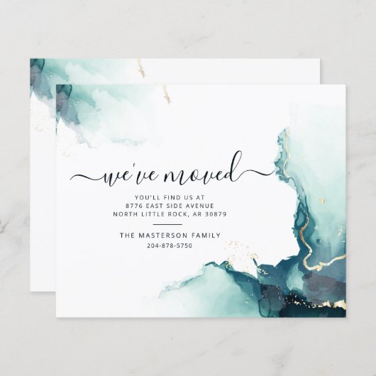 We hebben de aankondiging van de budgetbewuste wij (Voorkant / Achterkant)