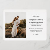 We hebben de aankondiging van de echte Folie op ko (Achterkant)