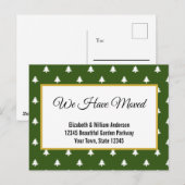 We hebben de aankondiging van de kerstboom verplaa briefkaart (Voorkant / Achterkant)