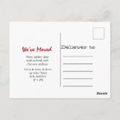 We hebben de aankondiging van de kerstkrans verpla briefkaart (Achterkant)