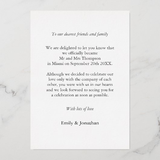 We hebben de aankondiging van de Luxury Real (Achterkant)