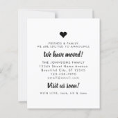 We hebben de aankondiging van de nieuwe adresfoto  (Achterkant)