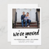 We hebben de aankondiging van de nieuwe adresfoto  (Voorkant / Achterkant)