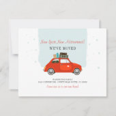 We hebben de aankondiging van de Rode Auto van Ker (Voorkant)