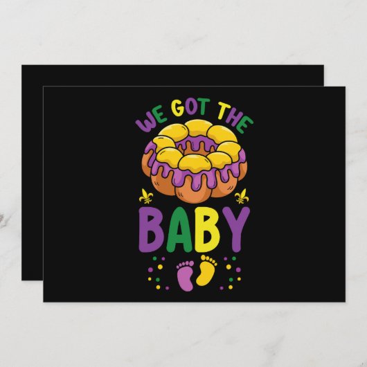 We hebben de aankondiging van de zwangerschap van  (Voorkant / Achterkant)