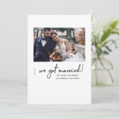 We hebben de aankondiging van het huwelijk van de (Staand voorkant)