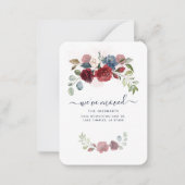 We hebben de aankondiging van het verhuisadres van (Voorkant)