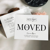 We hebben de adreswijziging van Business Logo Kant Briefkaart