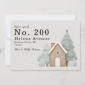 We hebben de adreswijziging van Feestelijke Ginger Aankondiging (Voorkant)