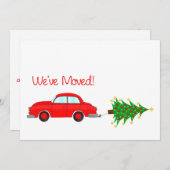 We hebben de auto en de kerstkaart verplaatst (Voorkant / Achterkant)