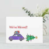 We hebben de auto en de kerstkaart verplaatst (Staand voorkant)