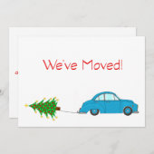 We hebben de auto en de kerstkaart verplaatst (Voorkant / Achterkant)