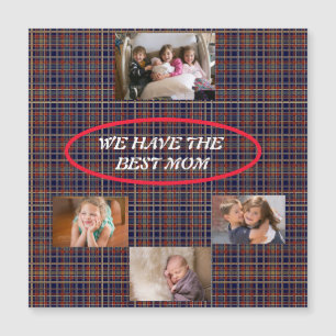 We Hebben de Beste Moeder Tartan Schotse Ruit 4 fo