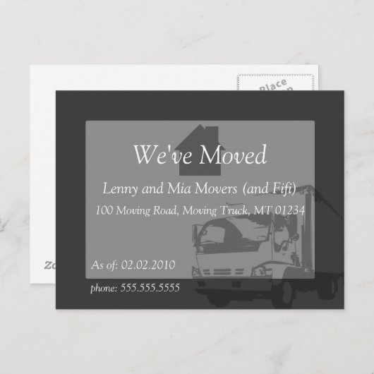 We hebben de Briefkaarten van de Aankondiging verp (Voorkant / Achterkant)