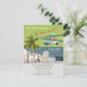 We hebben de 'Dog Ocean Beach'-beweging verplaatst Aankondiging (Staand voorkant)