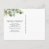 We hebben de Eucalyptus Greenery Waterverf Bewegen Aankondigingskaart (Achterkant)